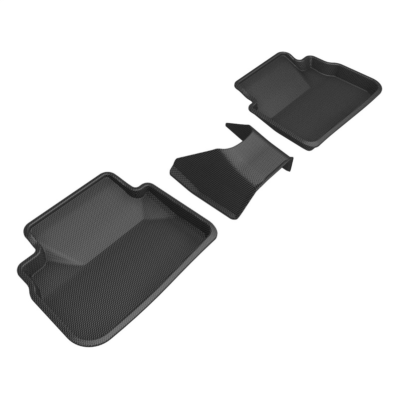 Subaru WRX Floor Mats - Rear - 3D MAXpider - KAGU Series - Black - `22-`23 Subaru WRX Floor Mats - Rear - 3D MAXpider - KAGU Series - Black - `22-`23
